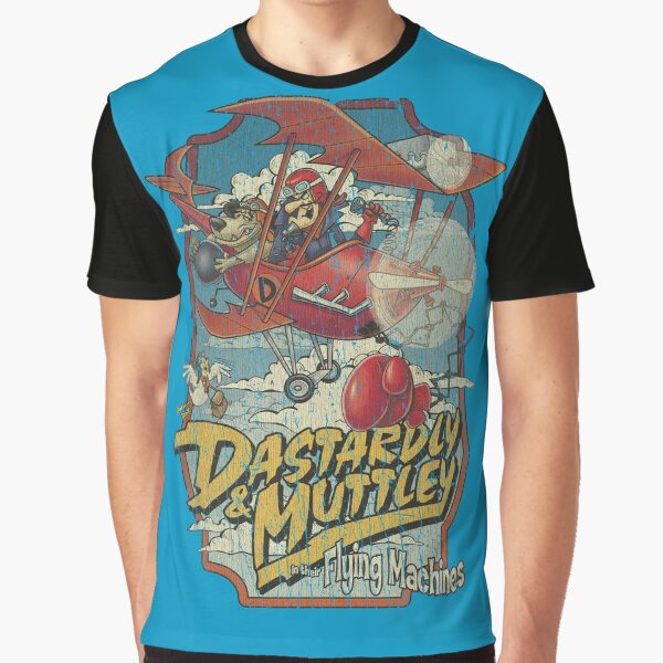 Artikel-Vorschau von Dastardly und Muttley in ihren fliegenden Kisten 1969, designt und verkauft von AstroZombie6669.