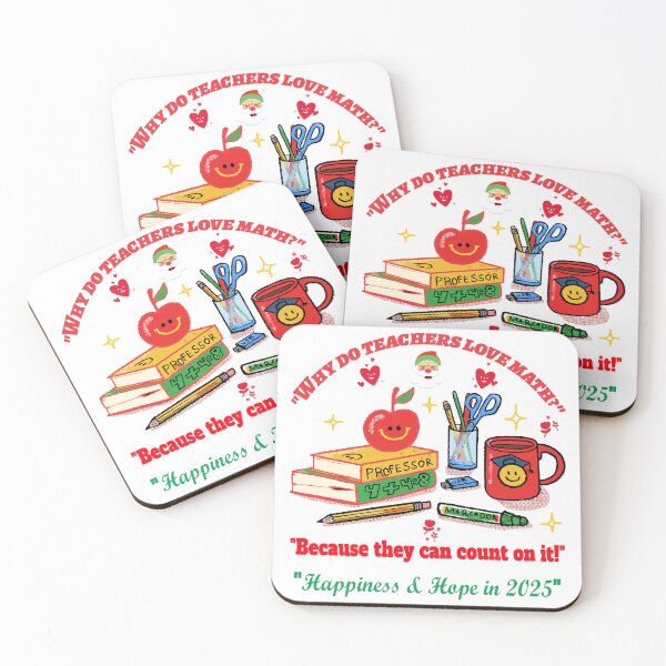 Item preview, Teachers Love Math - Happiness & Hope in 2025 designed and sold by Pansies1.
