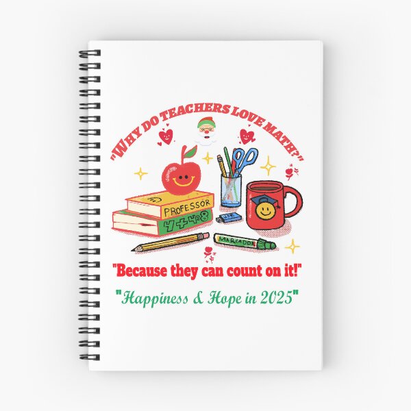 Item preview, Teachers Love Math - Happiness & Hope in 2025 designed and sold by Pansies1.