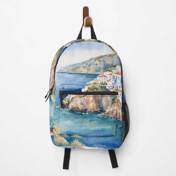 Item preview, European Coast Summer Seascape Landscape designed and sold by SeaStarAlex.