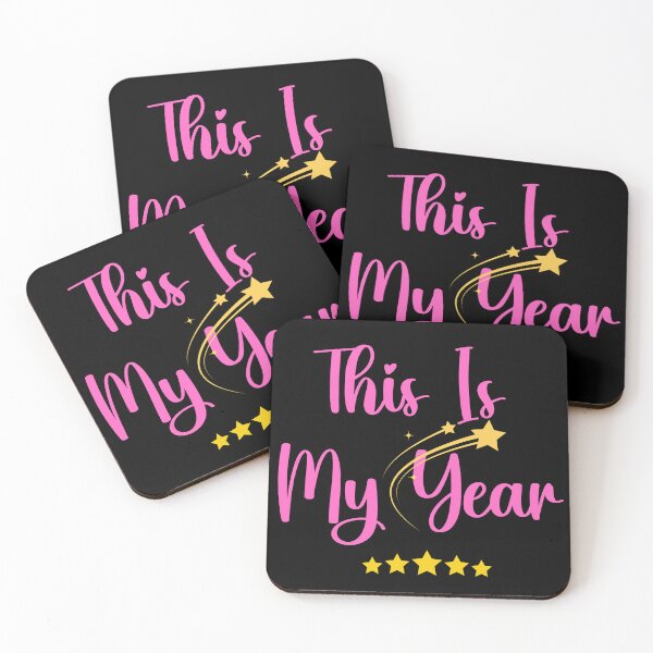 Item preview, Happy New Year, This Is My Year Design, Manifesting Success Design designed and sold by LovelyHappyGift.