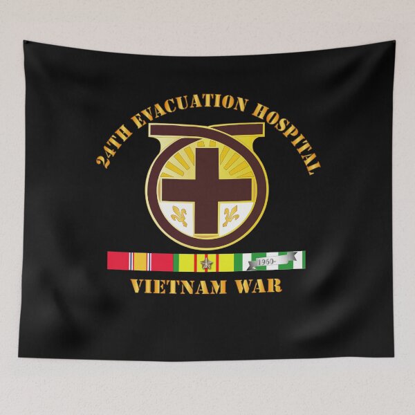 Item preview, Army - 24th Evacuation Hospital - Vietnam War w  V N SVC designed and sold by Military Insignia Products.