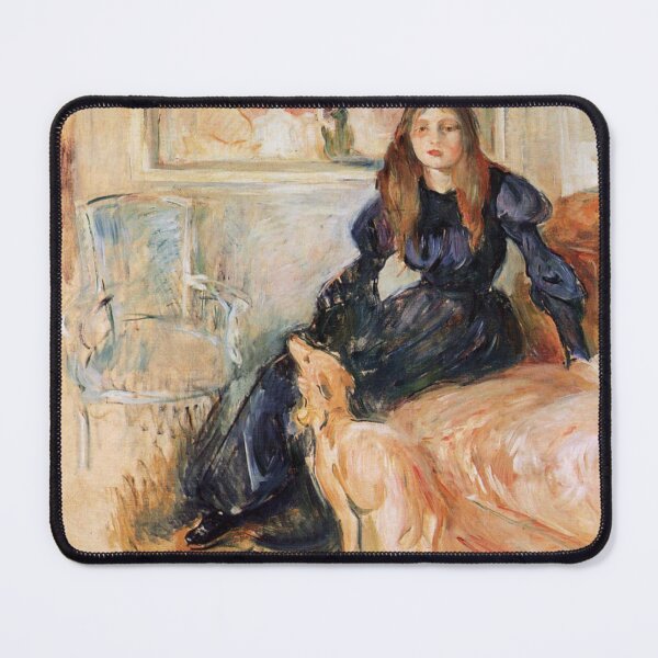 Item preview, Berthe Morisot 'Girl with Greyhound' designed and sold by franklins-nook.