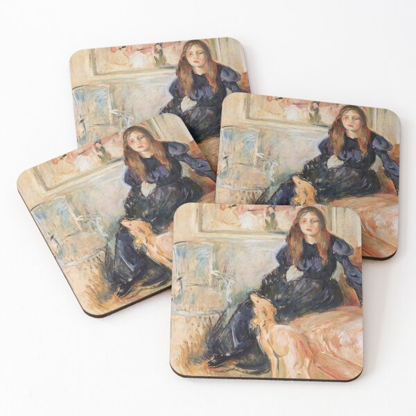 Item preview, Berthe Morisot 'Girl with Greyhound' designed and sold by franklins-nook.