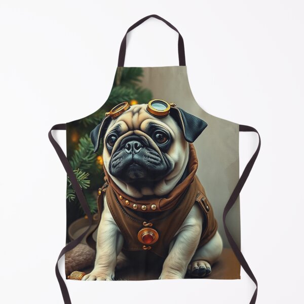 Item preview, Steampunk Pug Dog Portrait II designed and sold by Skye Ryan-Evans.