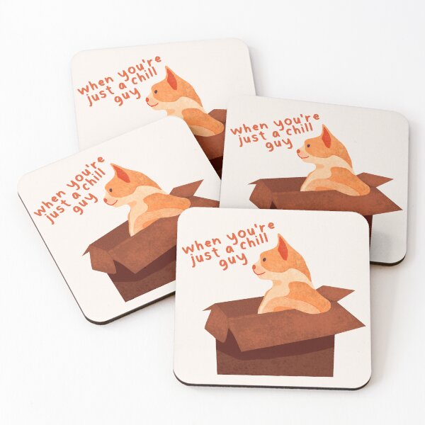 Item preview, When You're Just a Chill Guy - Funny Cat Meme designed and sold by aaalou.