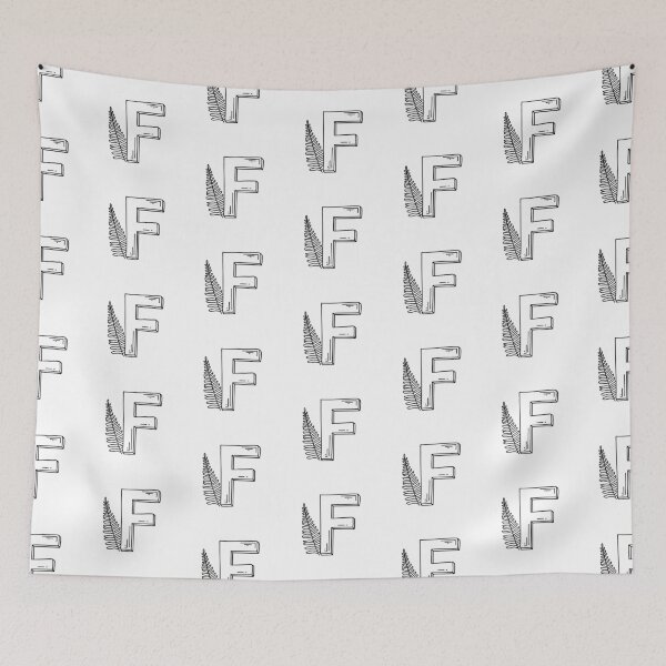 Item preview, Illustration of Letter F Beside Fern designed and sold by rasagamastore.