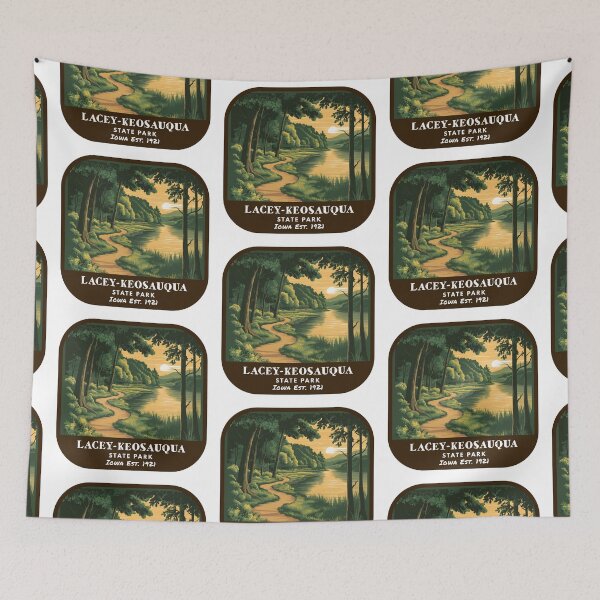 Item preview, Vintage Lacey Keosauqua State Park (Iowa State Park) designed and sold by RabbitK.