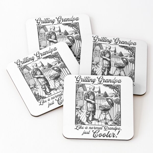 Item preview, Grilling Grandpa BBQ Master Gift designed and sold by QuirkPrint.