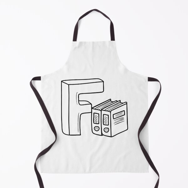 Item preview, Illustration of Letter F Beside Files designed and sold by rasagamastore.