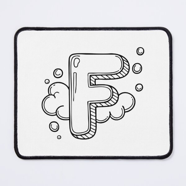 Item preview, Illustration of Letter F Beside Foam designed and sold by rasagamastore.