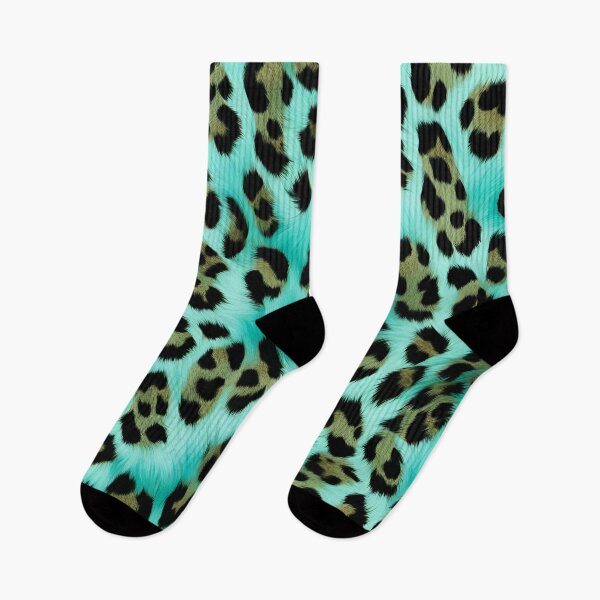 Item preview, Gold Turquoise Leopard Print designed and sold by SeaStarAlex.