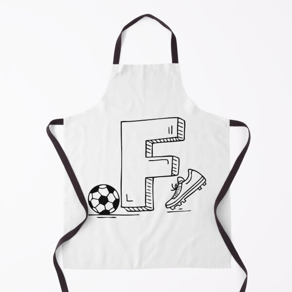 Item preview, Illustration of Letter F Beside Football designed and sold by rasagamastore.