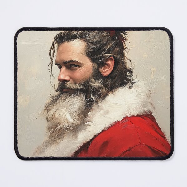 Item preview, Man Bun Santa designed and sold by kelliekreiser.