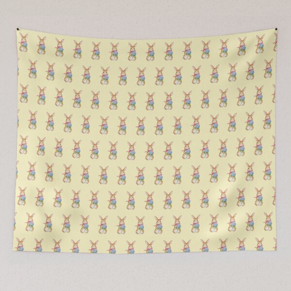 Item preview, Cute Easter Bunny Watercolor designed and sold by Magnolia Valley Art.