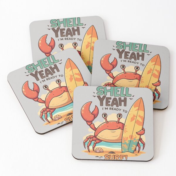 Item preview, Shell Yeah! Surfing Crab Adventure designed and sold by CoolEnthusias.