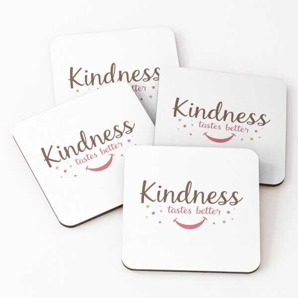 Item preview, Kindness Tastes Better Vegan Lifestyle Quote designed and sold by veganeats.