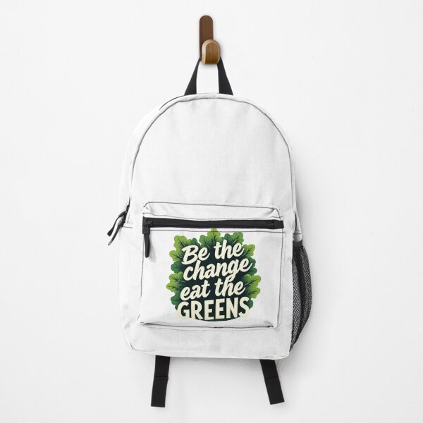 Item preview, Be the Change, Eat the Greens | Vegan Quote T-Shirt designed and sold by veganeats.