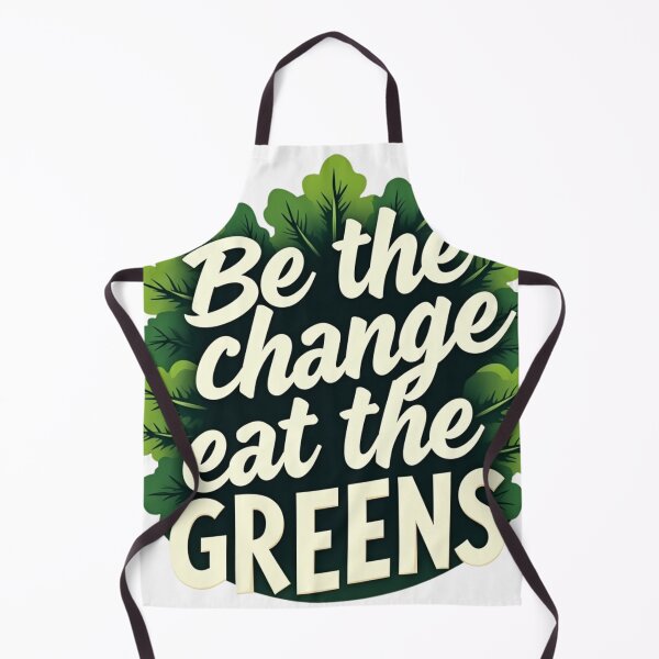 Item preview, Be the Change, Eat the Greens | Vegan Quote T-Shirt designed and sold by veganeats.