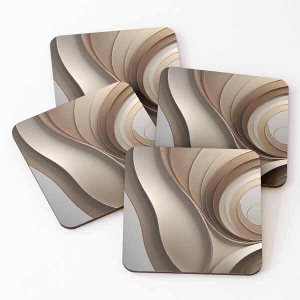 Item preview, Elegant Arcs - Undulating Composition - Colors 2025 v.03 designed and sold by kjp-design.