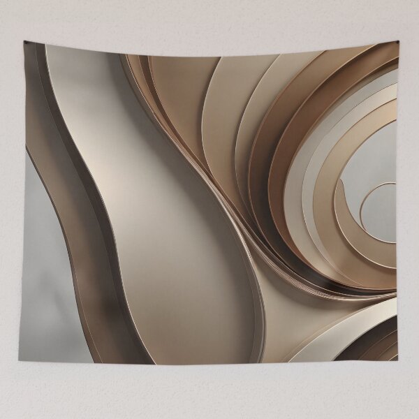 Item preview, Elegant Arcs - Undulating Composition - Colors 2025 v.03 designed and sold by kjp-design.