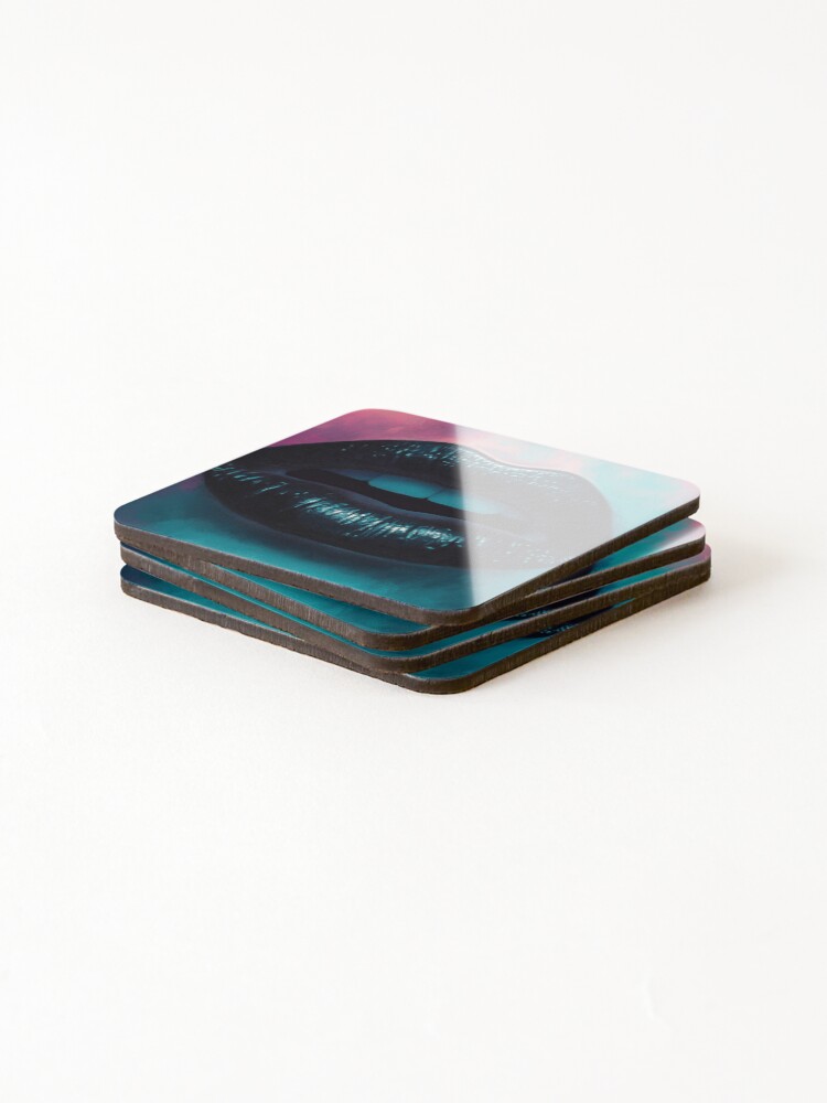 Thumbnail 4 of 5, Coasters (Set of 4), BLips designed and sold by RicoInStudios.