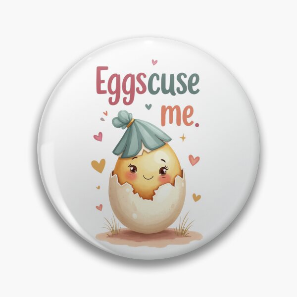 Item preview, Eggscuse me Kawaii Food Puns designed and sold by MagicalThreads.