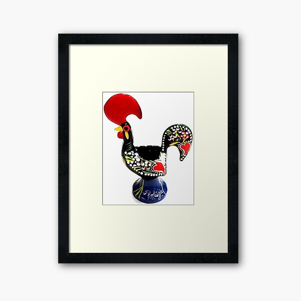 Portugal Rooster Lenda do Galo de Barcelos Framed Art Print
