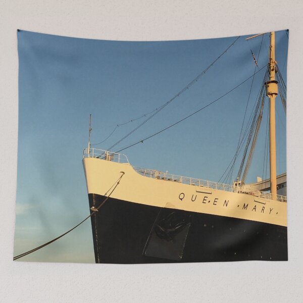Item preview, RMS Queen Mary Bow at Sunset designed and sold by Angela Richardson.