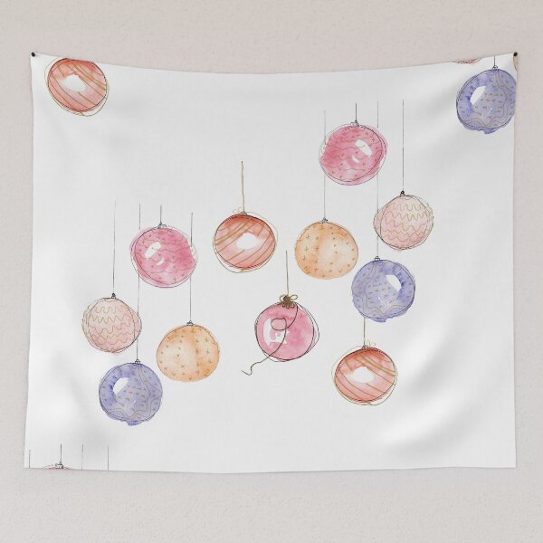 Item preview, Christmas baubles in pink tones designed and sold by RPrince1.