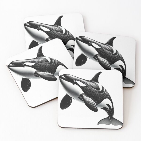 Item preview, Monochrome Elegance: The Orca designed and sold by becauseturkey.