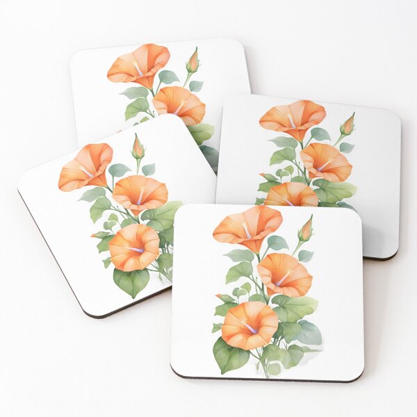 Item preview, Orange Morning Glory designed and sold by HOMETOWN86.