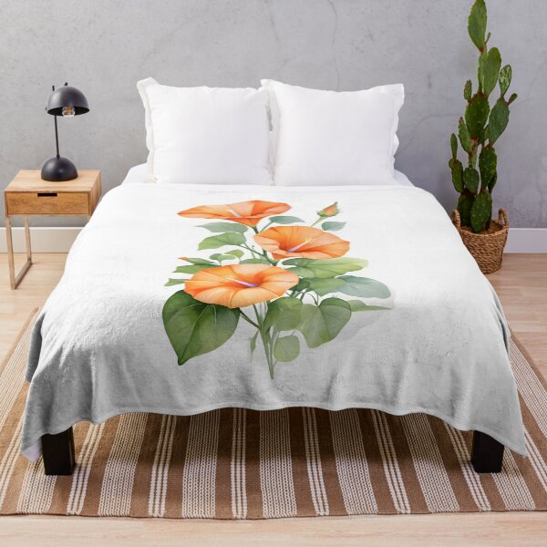 Item preview, Orange Morning Glory designed and sold by HOMETOWN86.