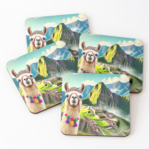 Item preview, On Top of the Andes and Feeling Llamazing designed and sold by unrealartwork.
