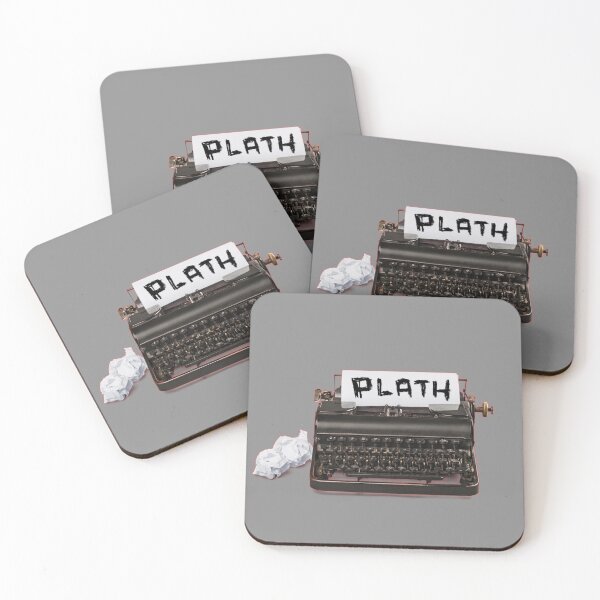 Item preview, Writer Sylvia Plath designed and sold by badlydrawnbabe.