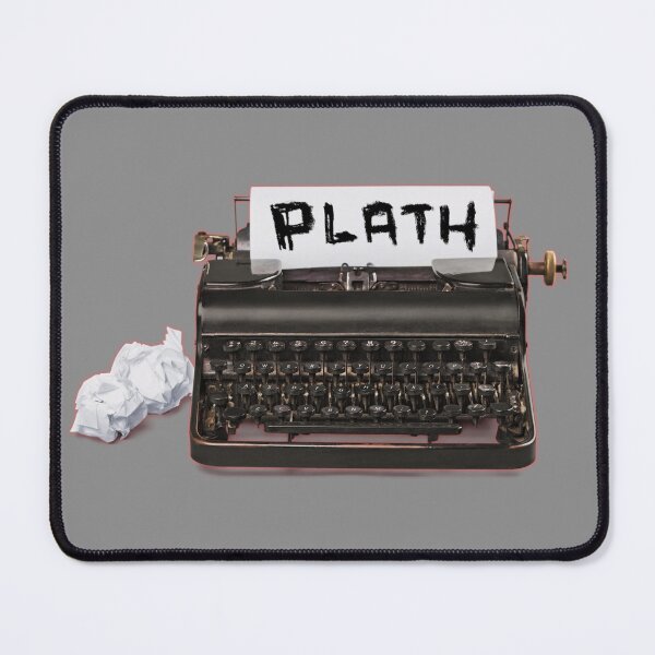 Item preview, Writer Sylvia Plath designed and sold by badlydrawnbabe.