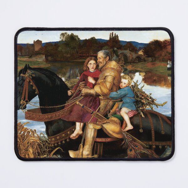 Item preview, Sir Isumbras at the Ford c. 1857 by John Everett Millais designed and sold by Cat Lady Designs.