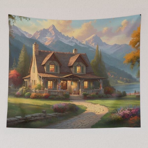 Item preview, Farmhouse by the Tranquil Lakeside Maison designed and sold by BlareBlare.