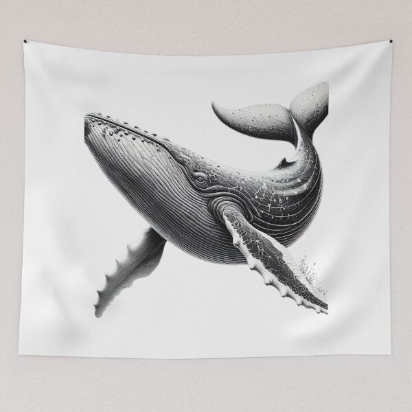 Item preview, Majestic Blue Whale designed and sold by becauseturkey.