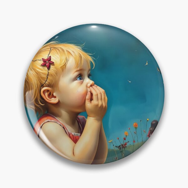 Item preview, Enchanted Moonlit Dreams: Little Girl in a Fantasy Meadow designed and sold by Mido-artister.