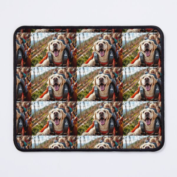 Item preview, Cute Labrador Retriever puppy takes a selfie on a roller coaster designed and sold by AlwaysHome.