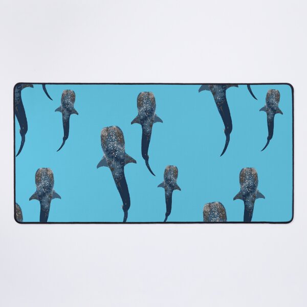 Item preview, whale shark Design on Blue designed and sold by Nicola Morgan.
