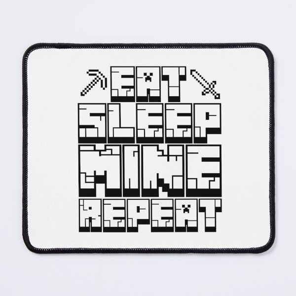 Item preview, Minecraft Eat Sleep Mine Repeat  designed and sold by Kubala Designs.