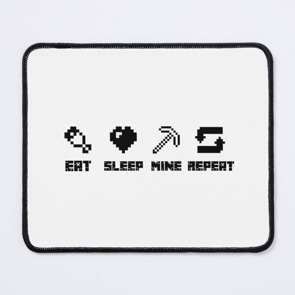 Item preview, Minecraft Eat Sleep Mine Repeat  designed and sold by Kubala Designs.