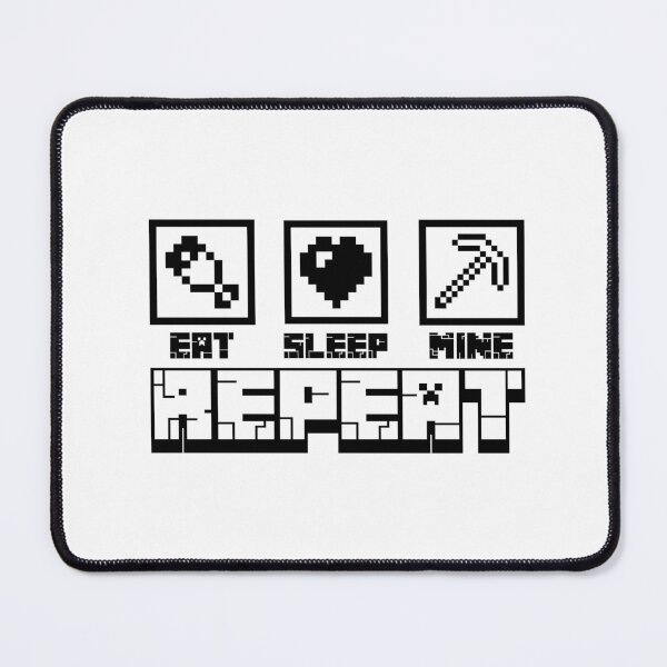 Item preview, Minecraft Eat Sleep Mine Repeat  designed and sold by Kubala Designs.