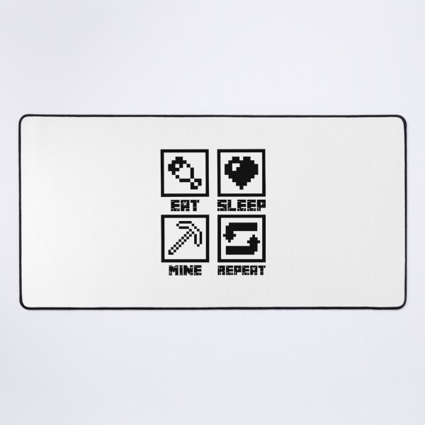 Item preview, Minecraft Eat Sleep Mine Repeat  designed and sold by Kubala Designs.
