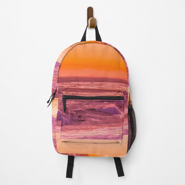 Item preview, Cool Surfer Riding the Waves under a Brilliant Orange and Purple Sunset designed and sold by Yogibear & Rachelle .