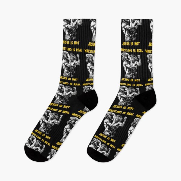 Item preview, Wrestling is real, jesus is not designed and sold by MrBigDrip.