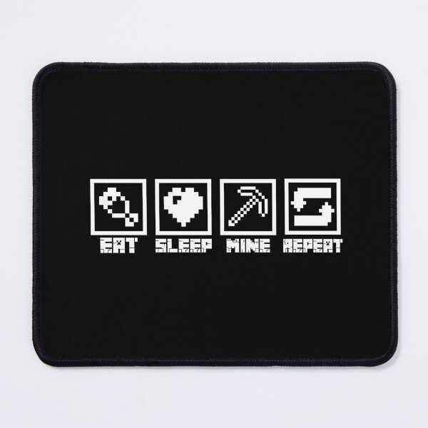 Item preview, Minecraft Eat Sleep Mine Repeat  designed and sold by Kubala Designs.
