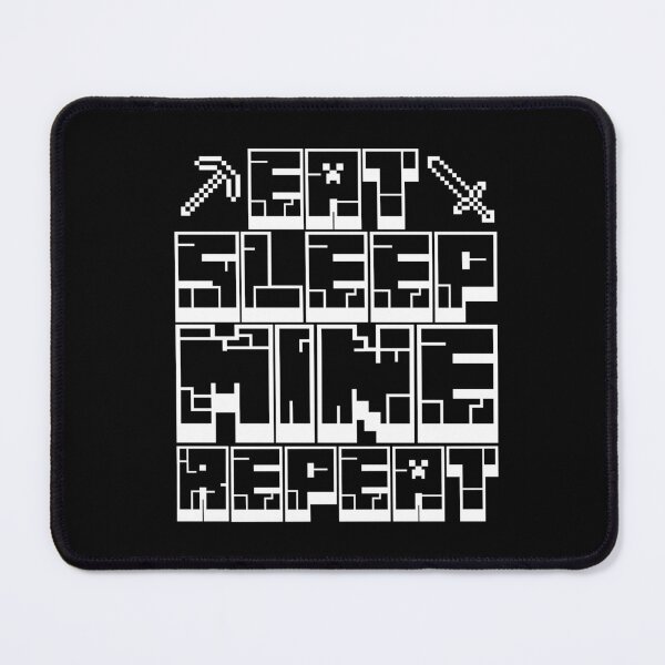 Item preview, Minecraft Eat Sleep Mine Repeat  designed and sold by Kubala Designs.